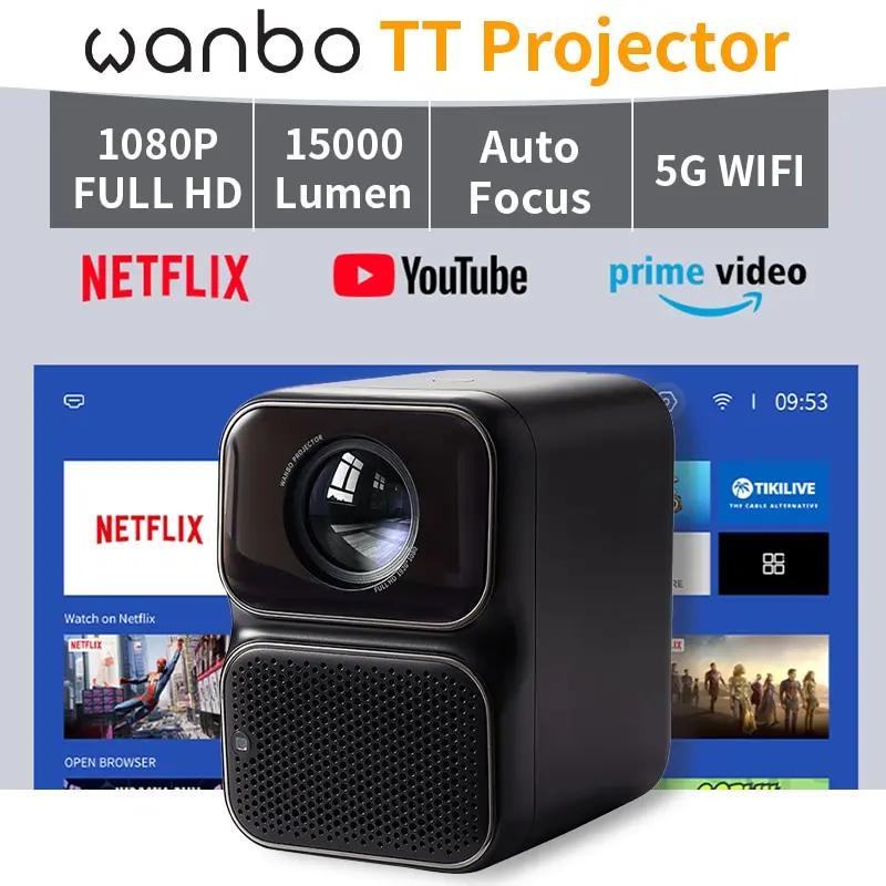 Wanbo TT þ ķο    , 4k 1080P  5G  ý, 15000 , ߿ܿ TT 